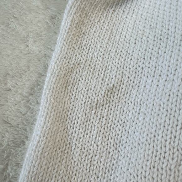 Worthington essentials women’s vintage pastel floral white cardigan sweater sz M - Picture 7 of 7